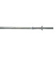 Regular Threaded Straight Bars 153cm with 2 collars TS4011X - Tecnopro